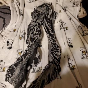 Animal print scarf
